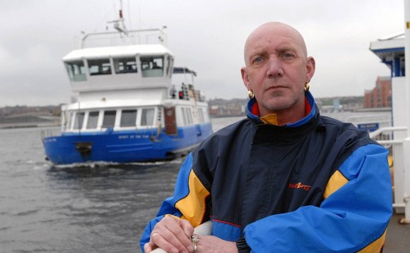 Ferry passengers hit by ashes