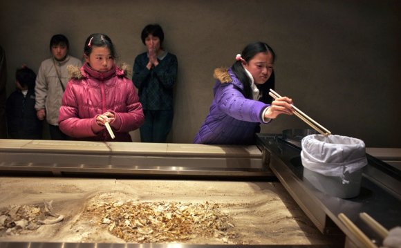 Japanese cremation ashes