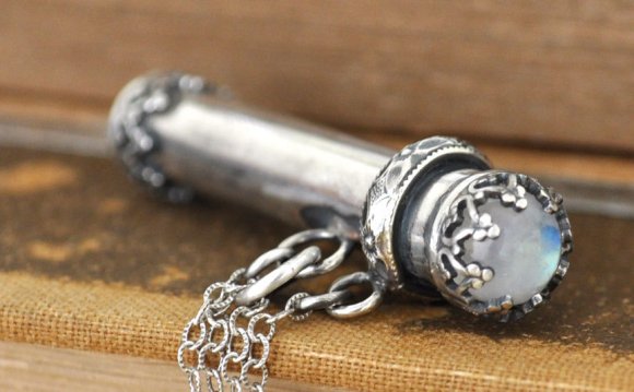 Sterling silver container