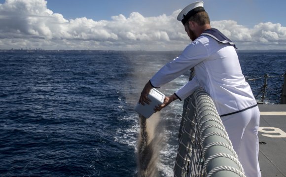 Solemn duty for HMAS Newcastle