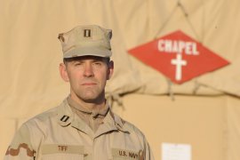 Navy chaplain Lt. Rick Tiff