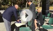 Interment ceremony for ashes of Jacob Becker 3rd.