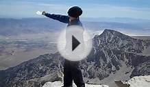 Payge Spreading Moms Ashes at Summit (USA) Mt. Whitney Video