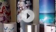 Scattering urns for cremation ashes. Urns made from cardboard.